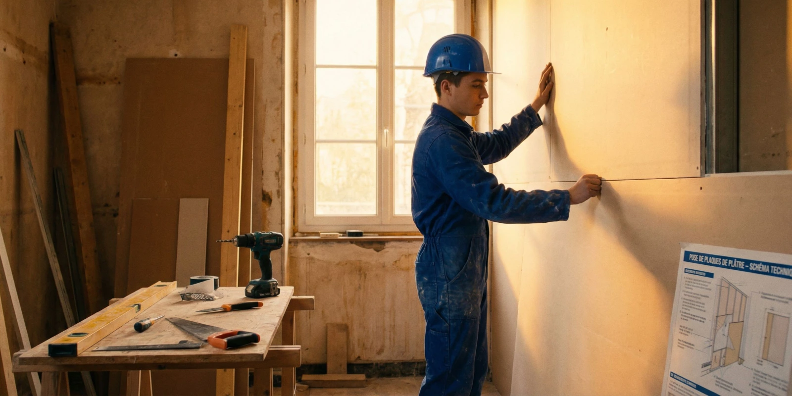 BP Métiers du Plâtre en Alternance : Contrat, Salaire et Trouver une Entreprise