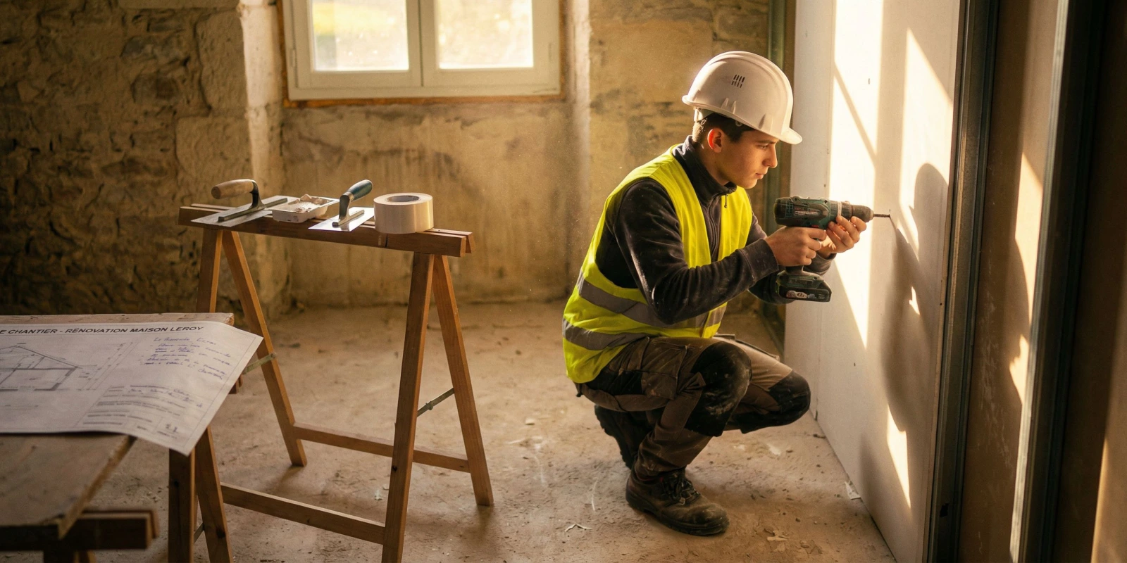 Plâtrier Plaquiste : Salaire, Débouchés et Évolutions de Carrière après le BP Métiers du Plâtre et de l'Isolation