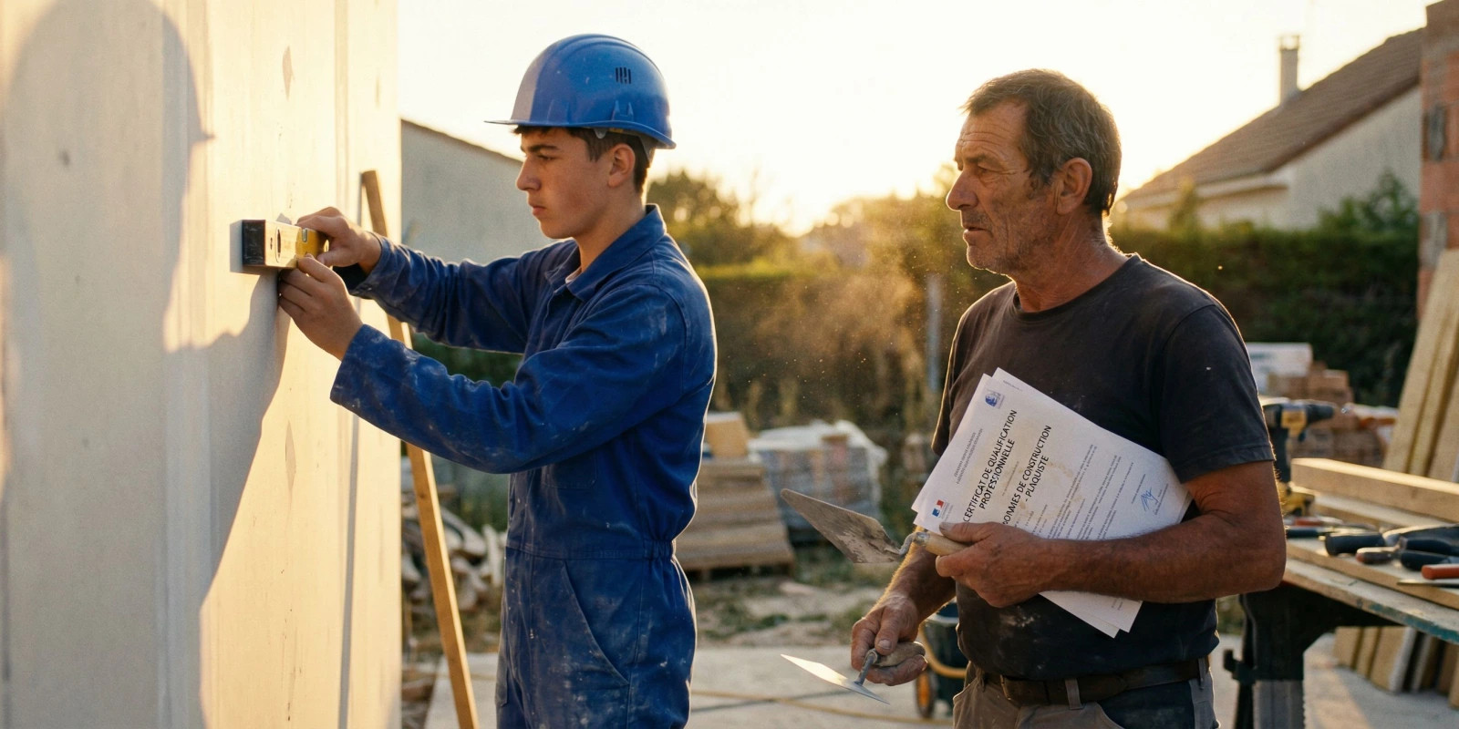 VAE pour le BP Métiers du Plâtre et de l'Isolation : Comment Valider ton Expérience de Plâtrier sans Repasser l'Examen ?