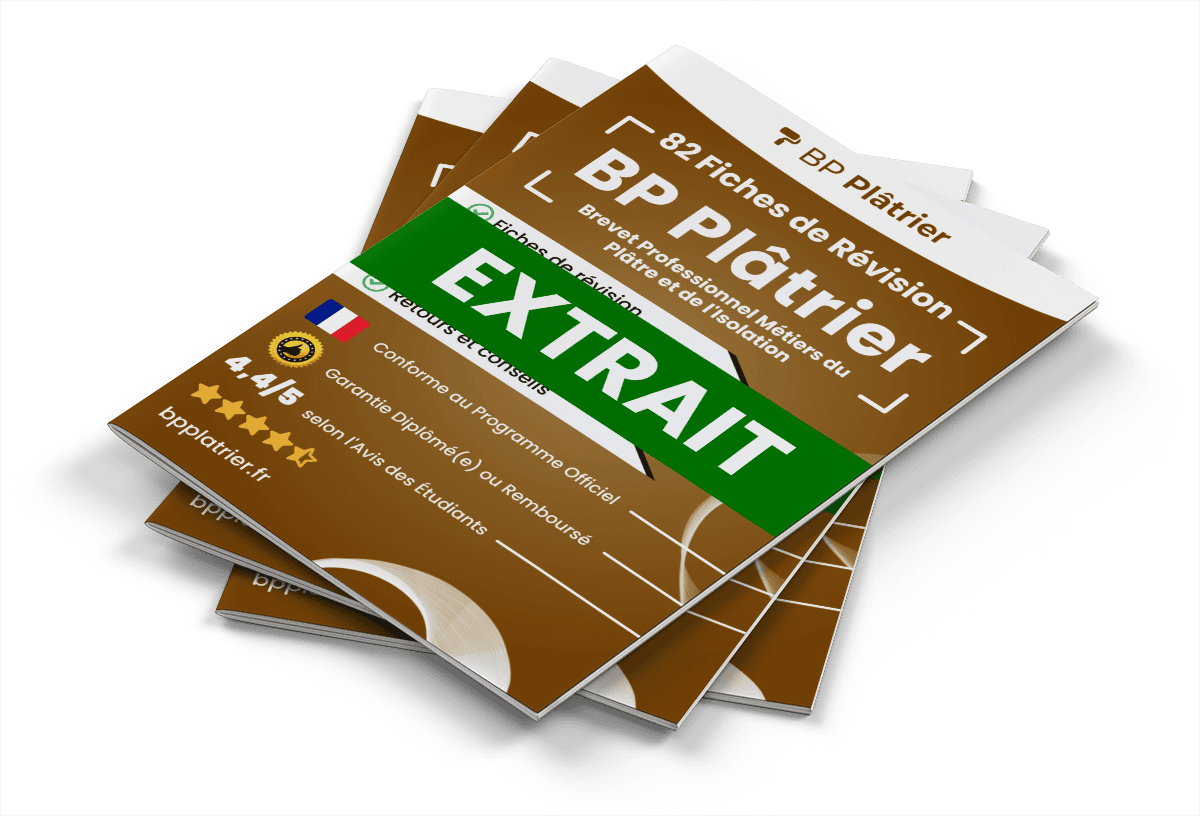 Extrait Fiches Révision gratuites BP Plâtrier